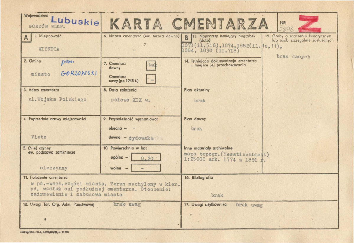 Karta cmentarza, skan nr 1