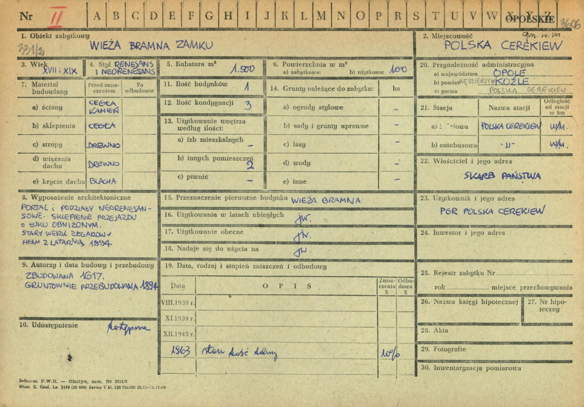 Karta zielona, skan nr 1