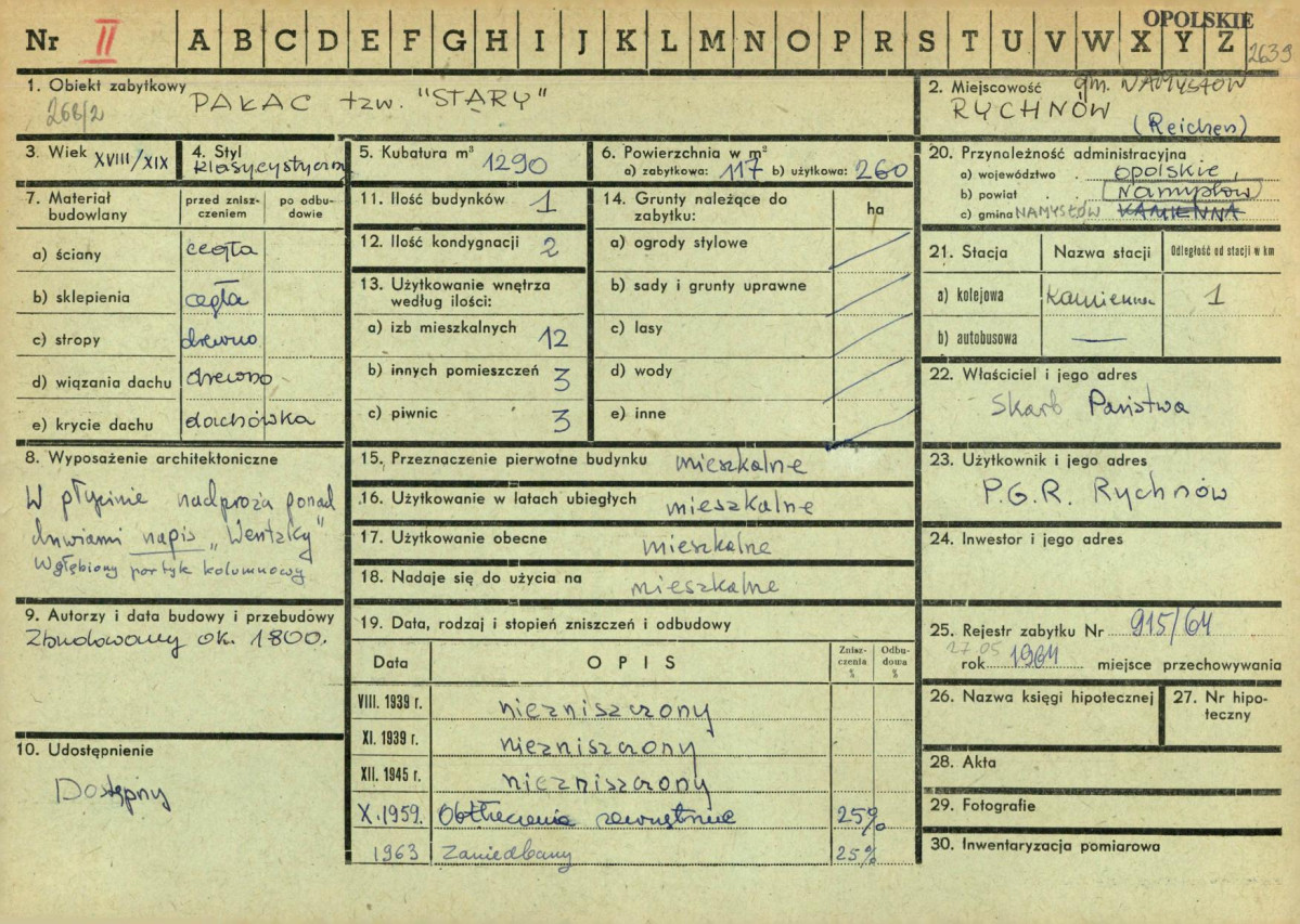 KZ - Karta zielona, skan nr 1