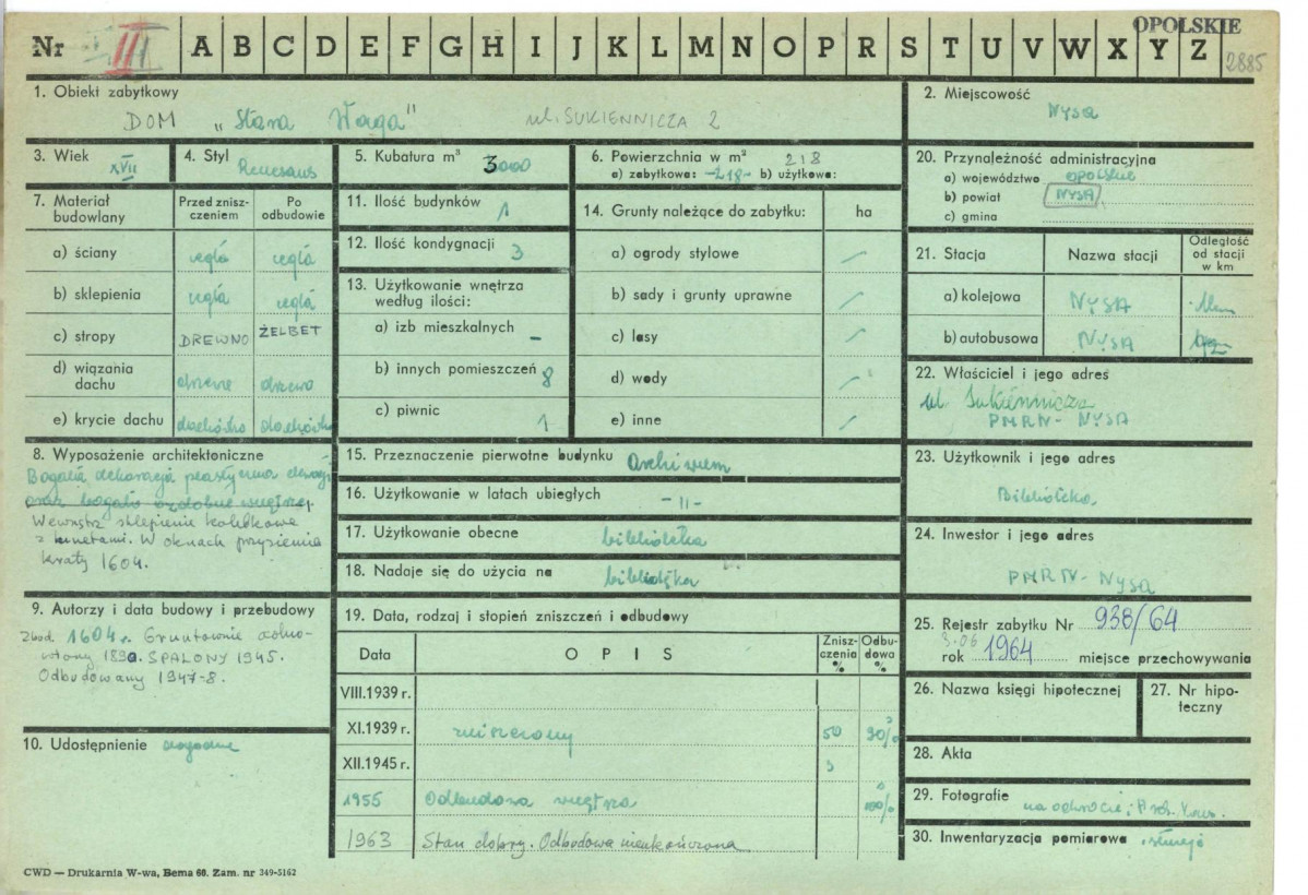KZ - Karta zielona, skan nr 1