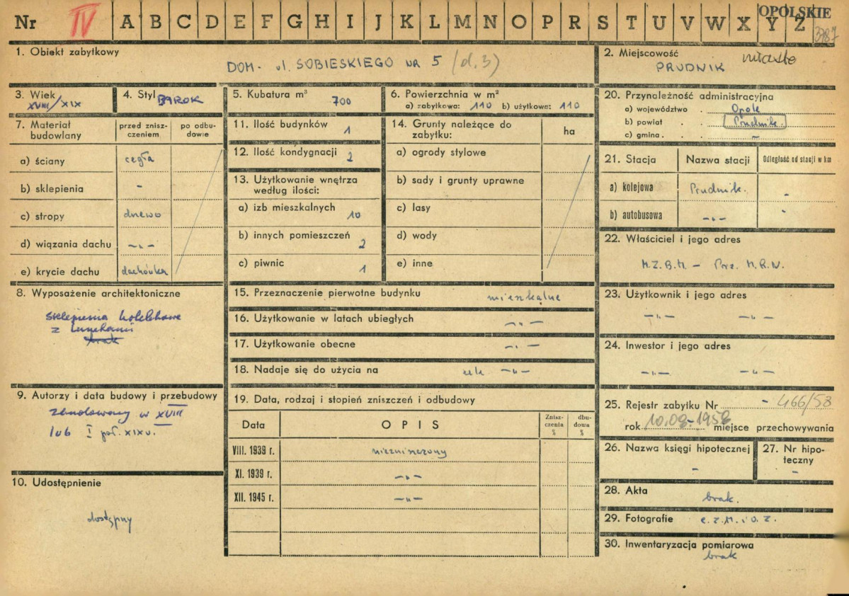 KZ - Karta zielona, skan nr 1