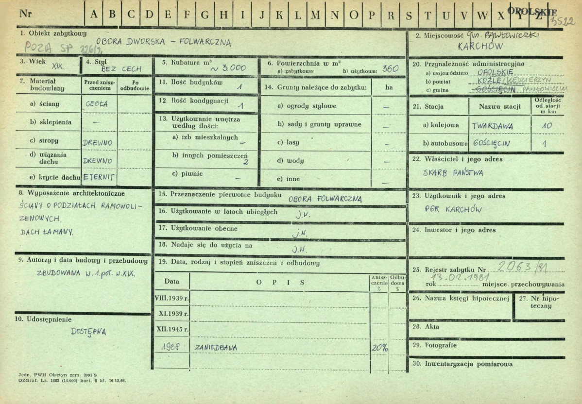 Karta zielona, skan nr 1