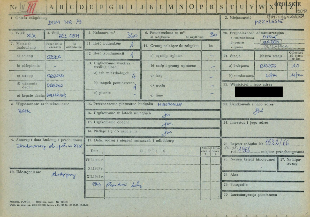 KZ - Karta zielona, skan nr 1