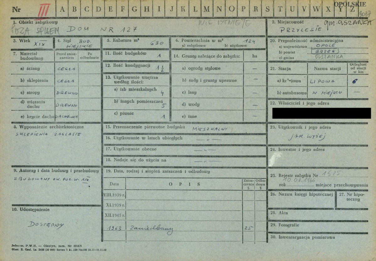 KZ - Karta zielona, skan nr 1