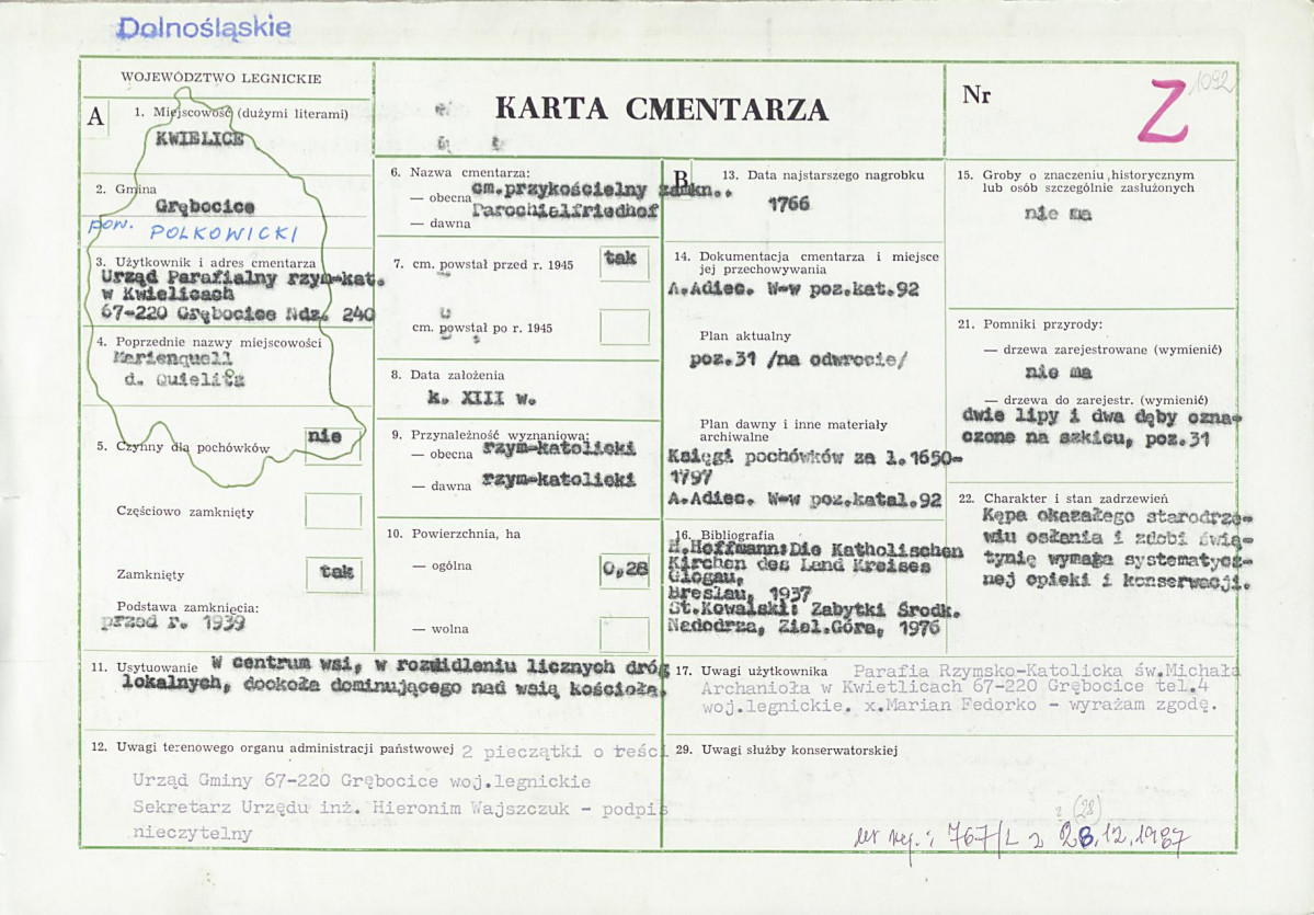 Karta cmentarza, skan nr 1