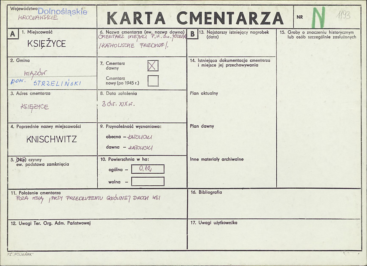 Karta cmentarza, skan nr 1