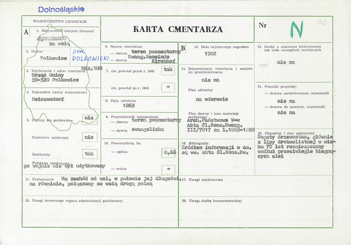 Karta cmentarza, skan nr 1