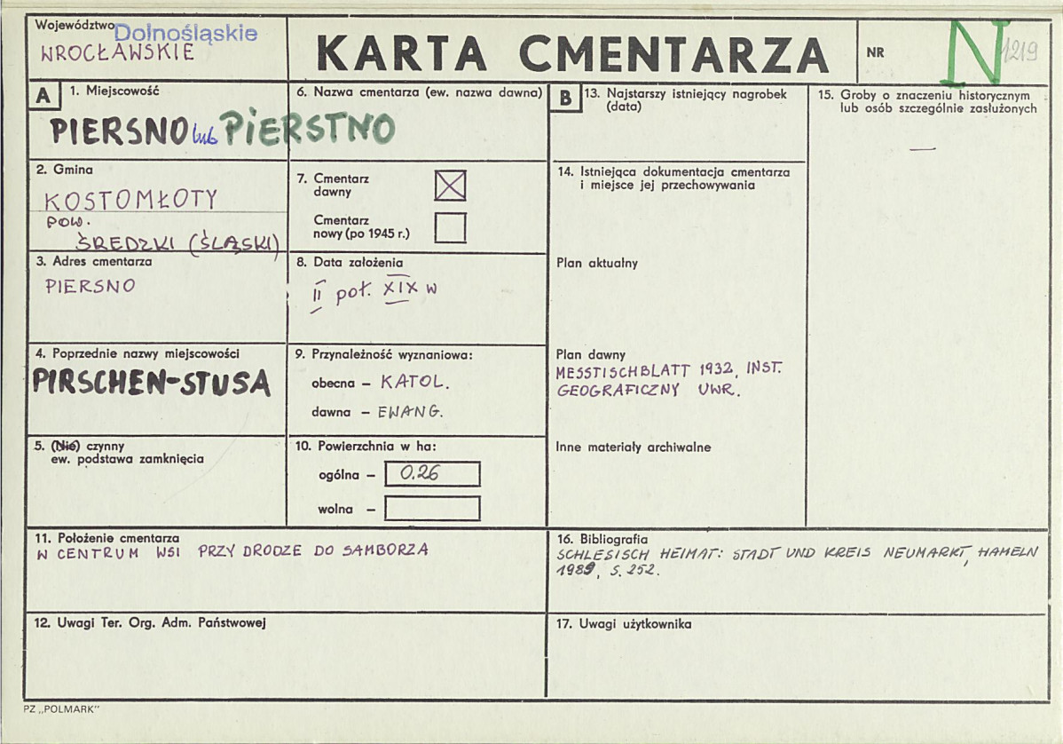 Karta cmentarza, skan nr 1