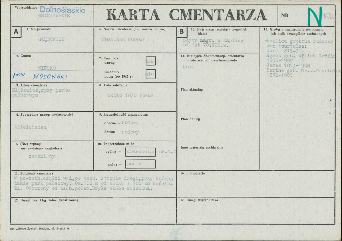 Karta cmentarza, skan nr 1