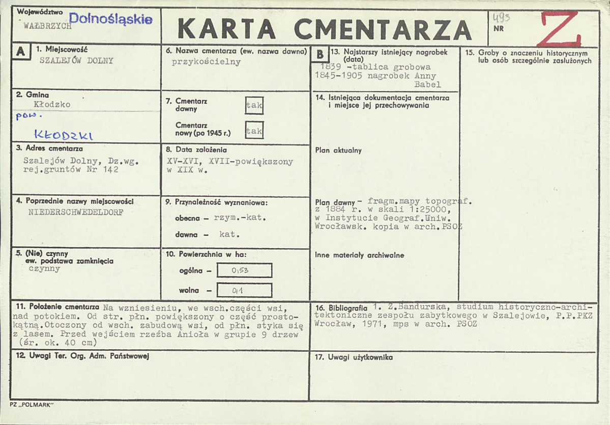 Karta cmentarza, skan nr 1