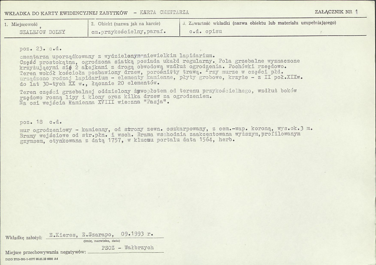 Karta cmentarza, skan nr 12