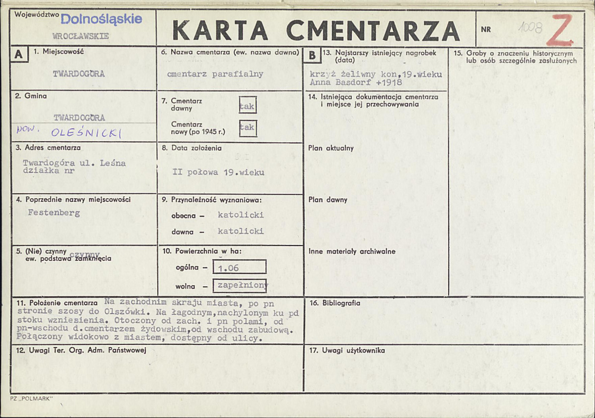 Karta cmentarza, skan nr 1