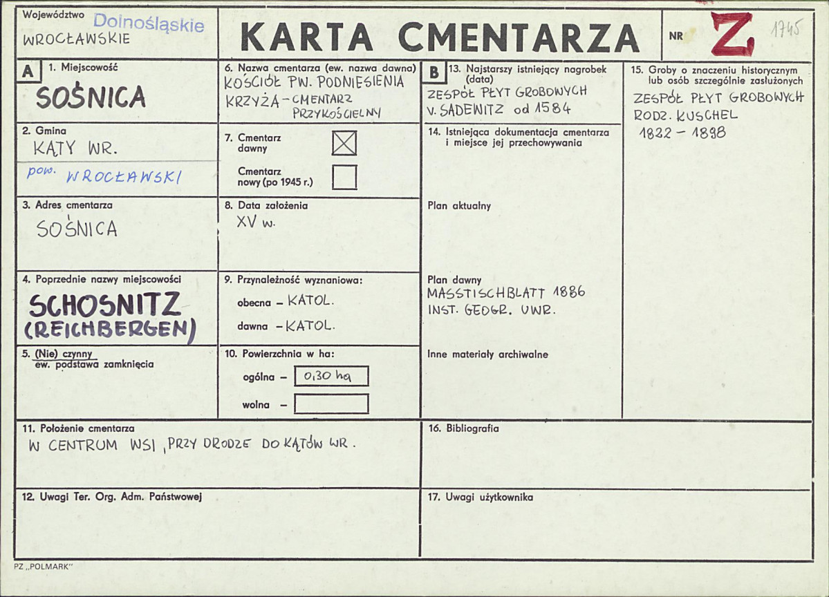 Karta cmentarza, skan nr 1