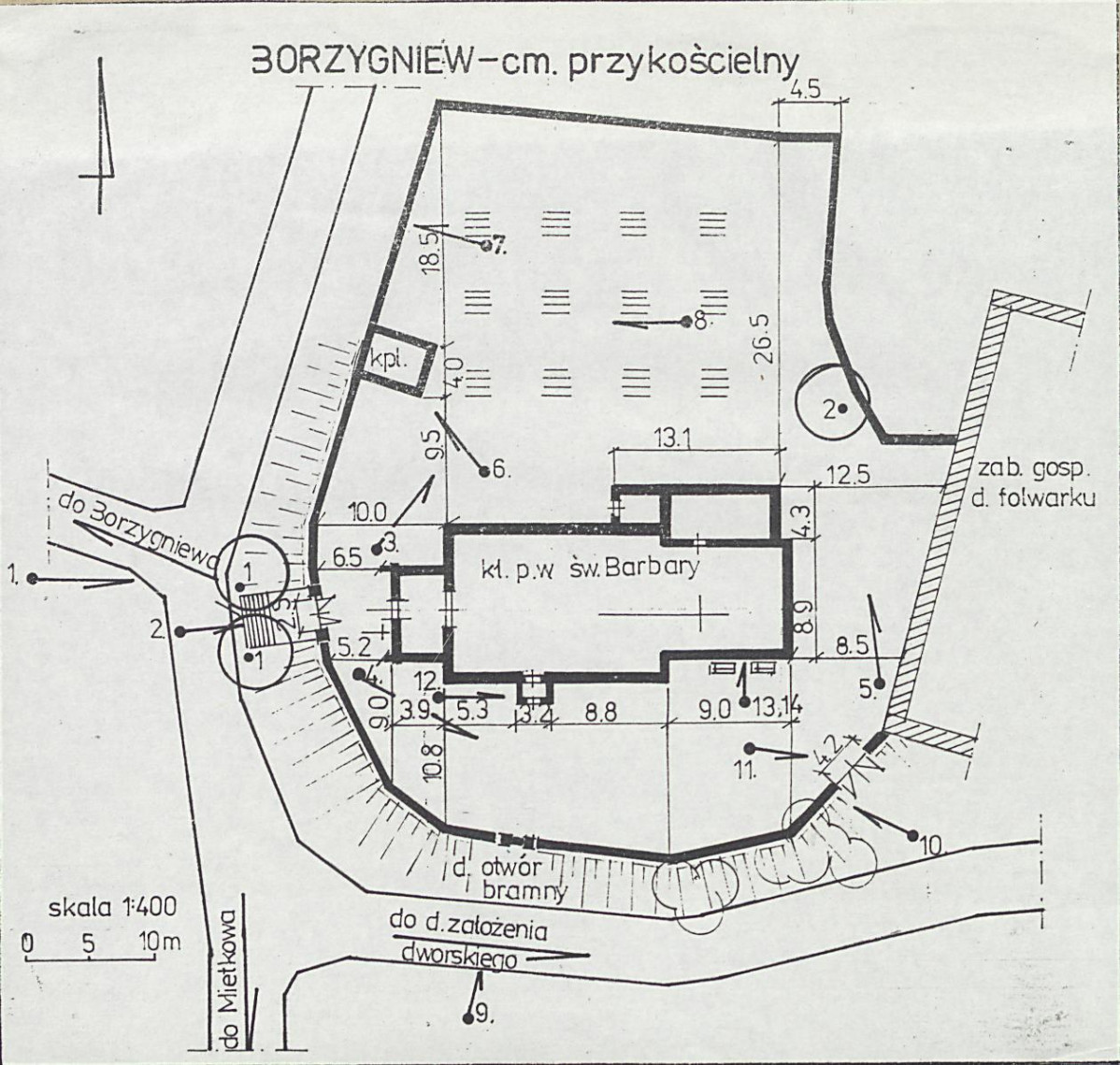 Karta cmentarza, skan nr 3