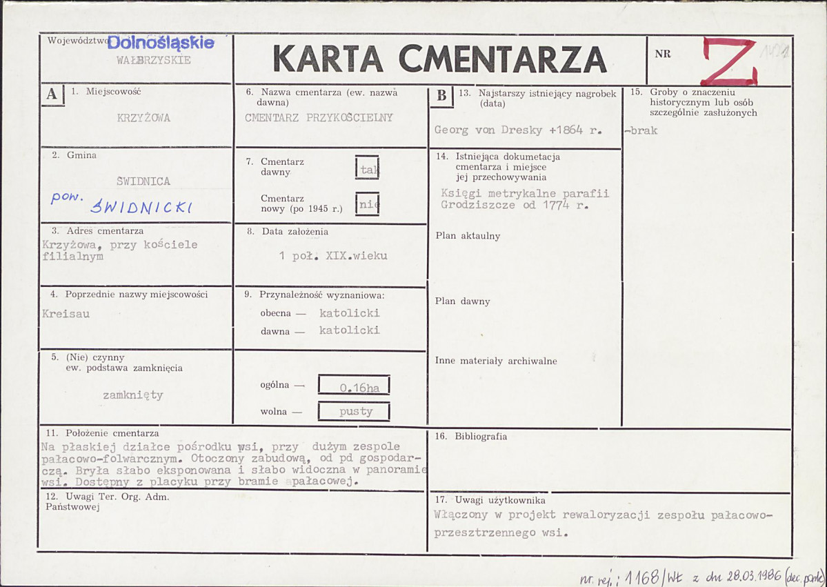 Karta cmentarza, skan nr 1