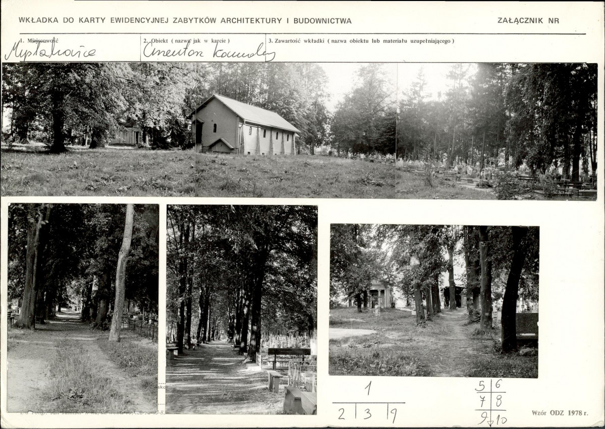 Karta cmentarza, skan nr 6