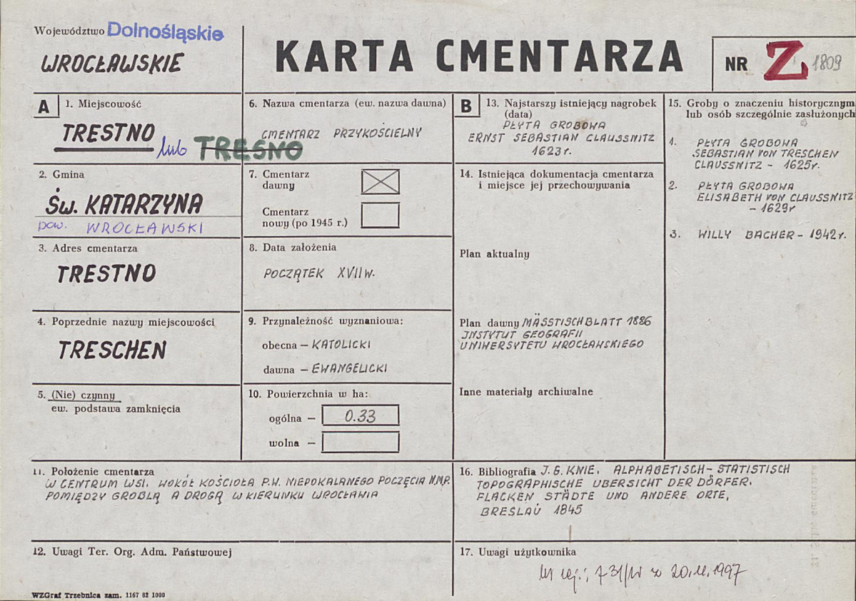 Karta cmentarza, skan nr 1