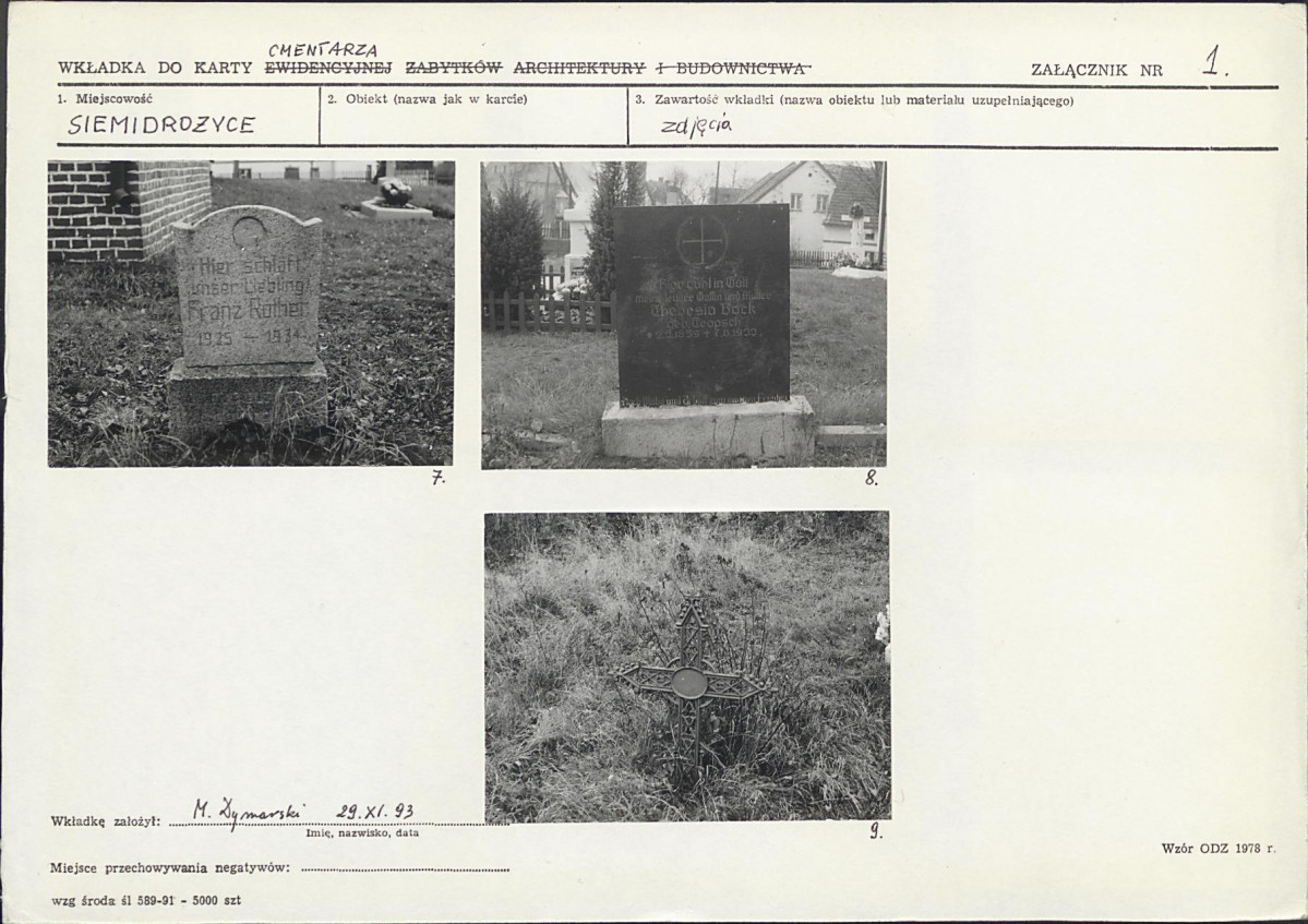 Karta cmentarza, skan nr 6