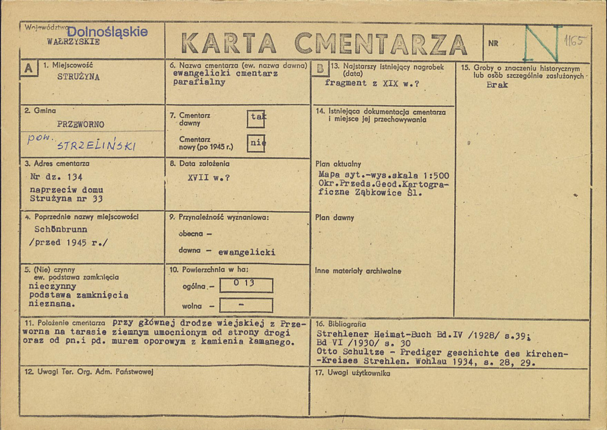 Karta cmentarza, skan nr 1