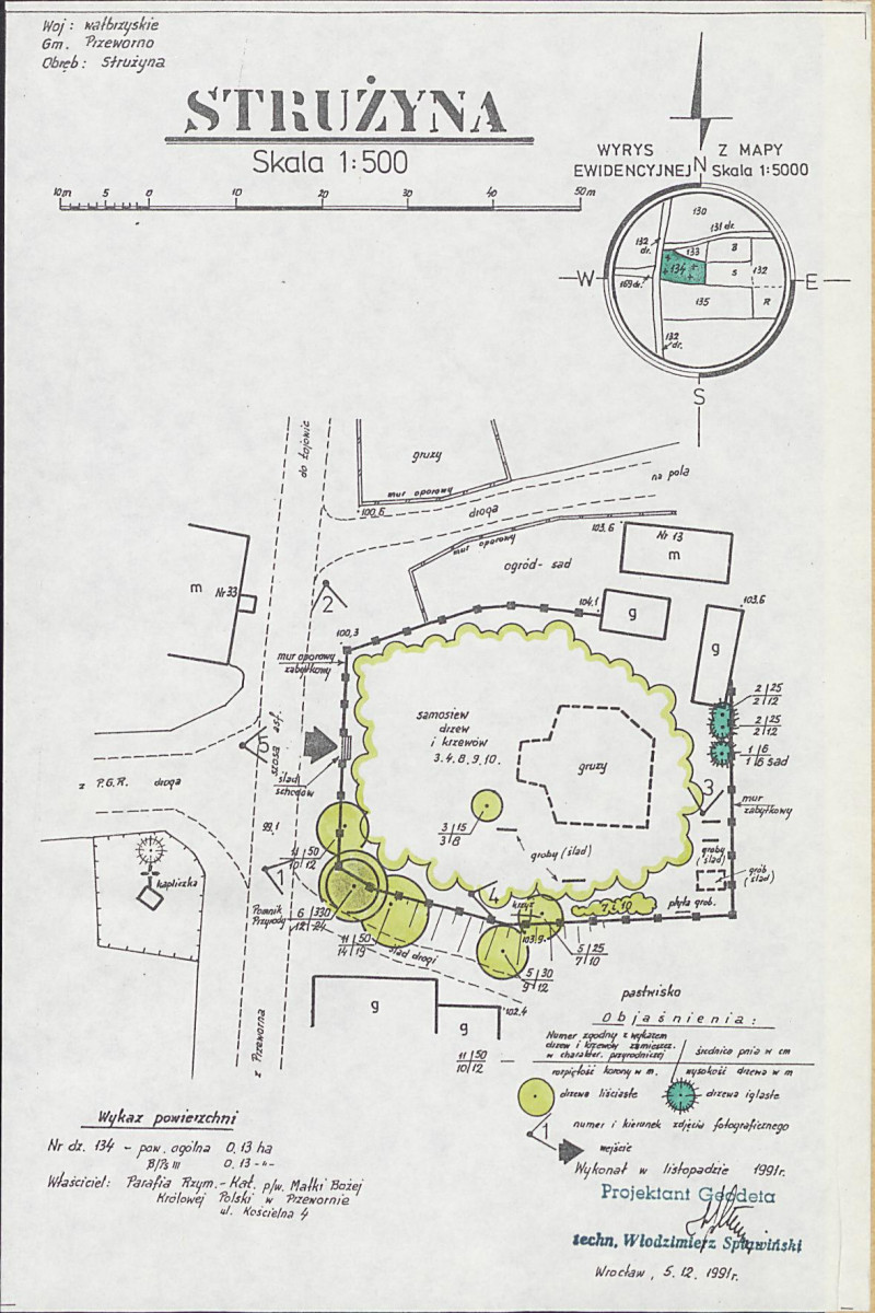Karta cmentarza, skan nr 3