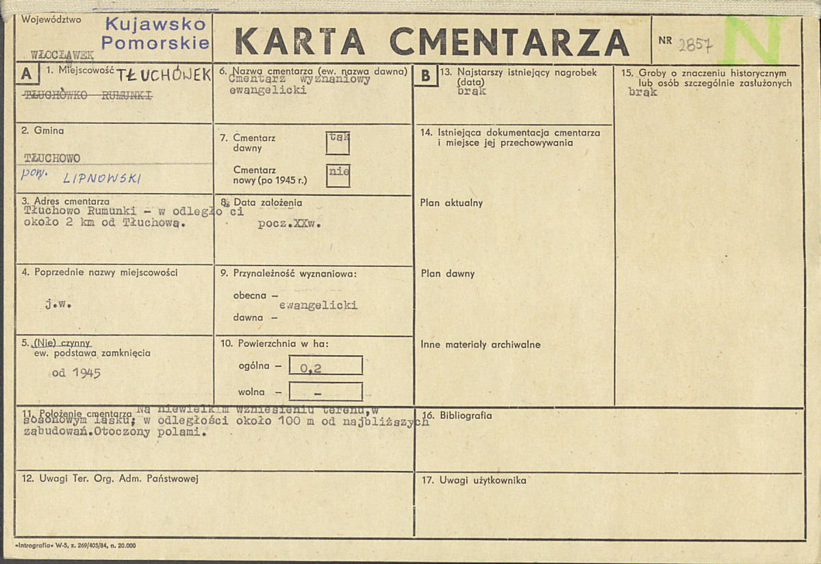 Karta cmentarza, skan nr 1