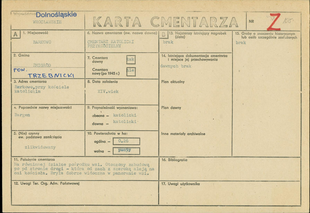 Karta cmentarza, skan nr 1