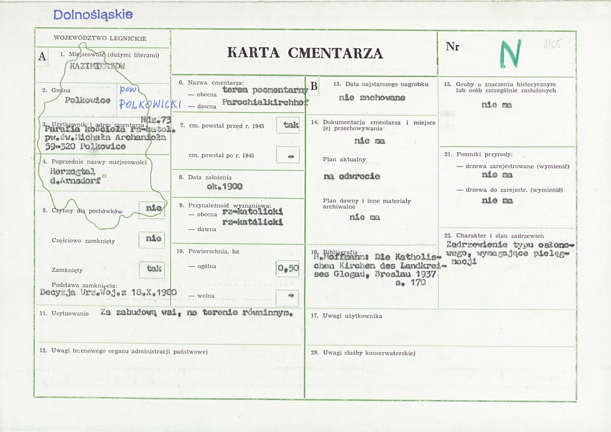 Karta cmentarza, skan nr 1