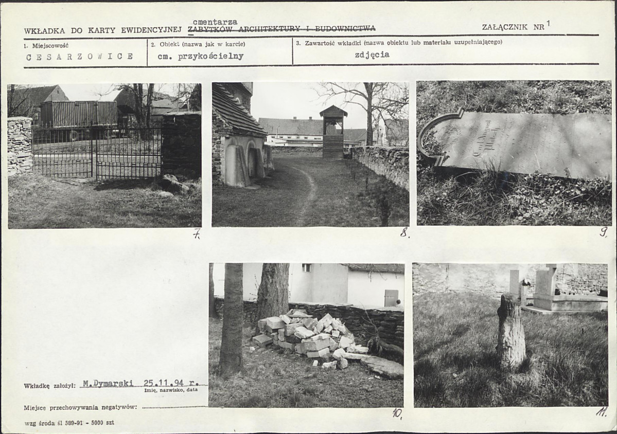 Karta cmentarza, skan nr 6