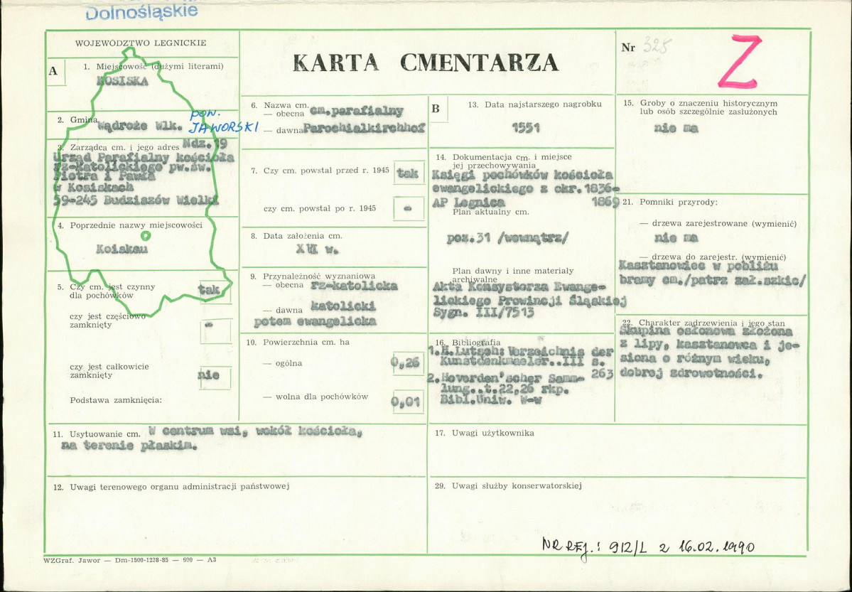 Karta cmentarza, skan nr 1