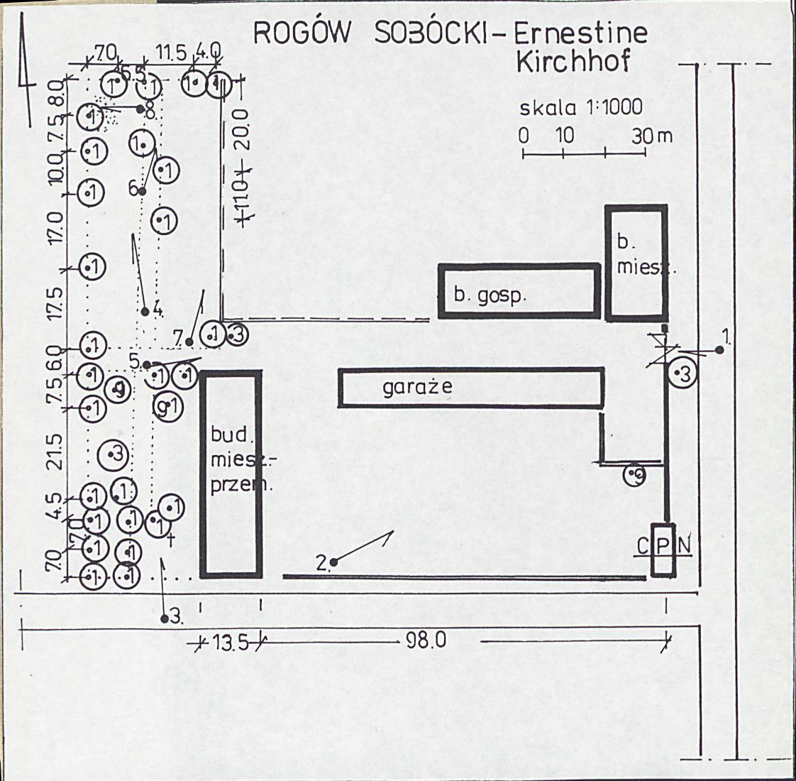 Karta cmentarza, skan nr 3