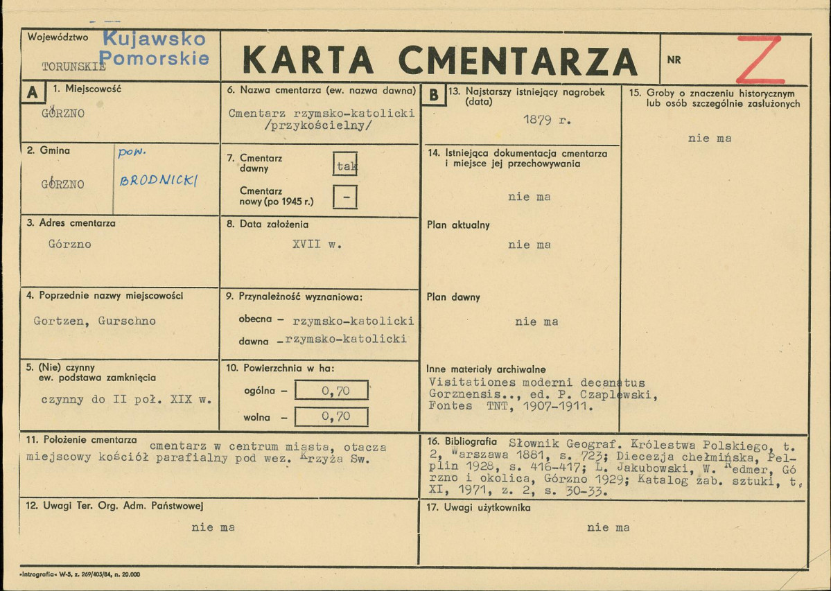 KC - Karta cmentarza, skan nr 6
