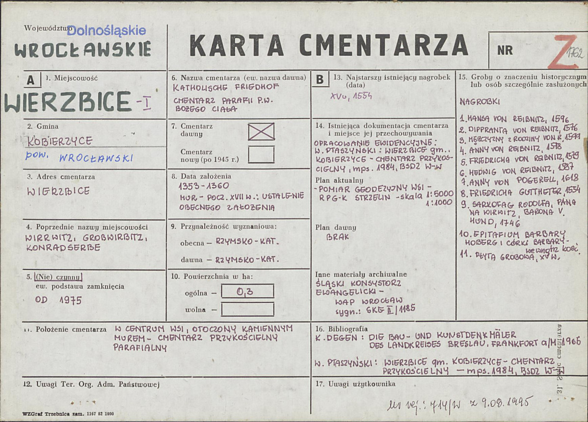 Karta cmentarza, skan nr 1