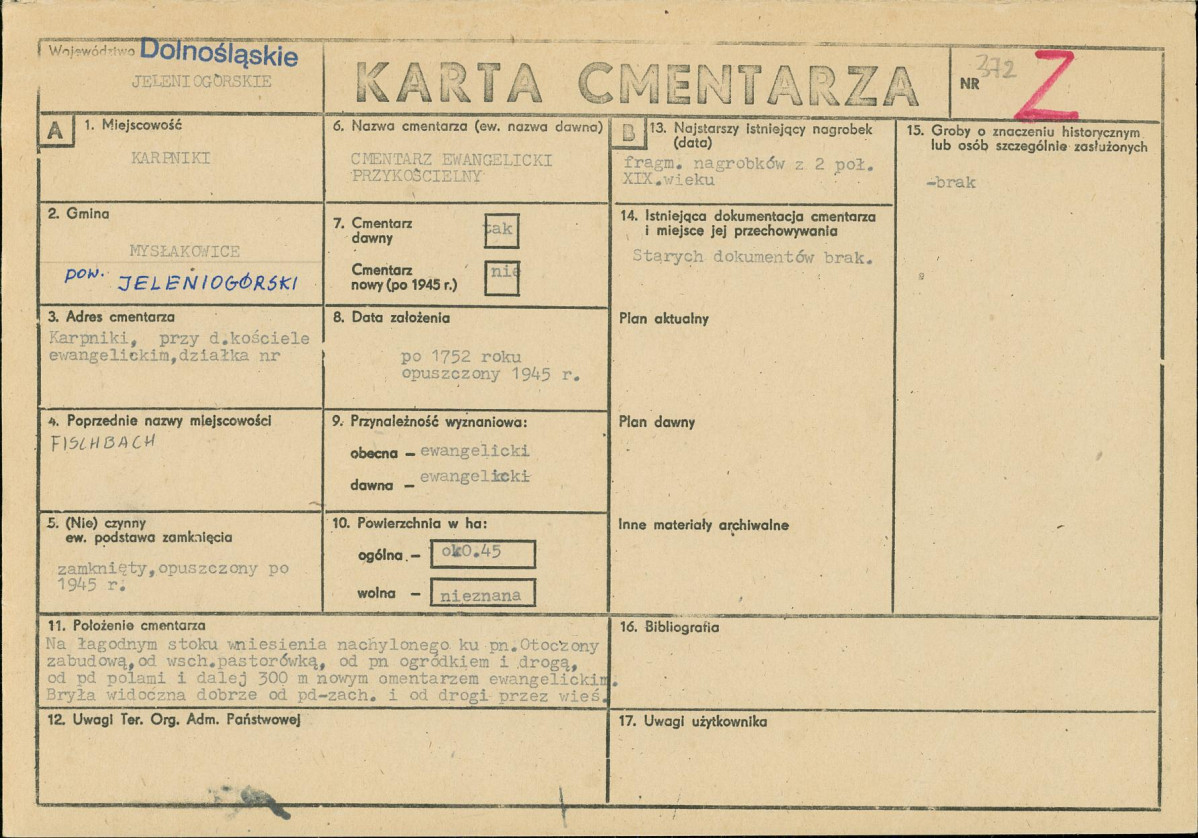 Karta cmentarza, skan nr 1