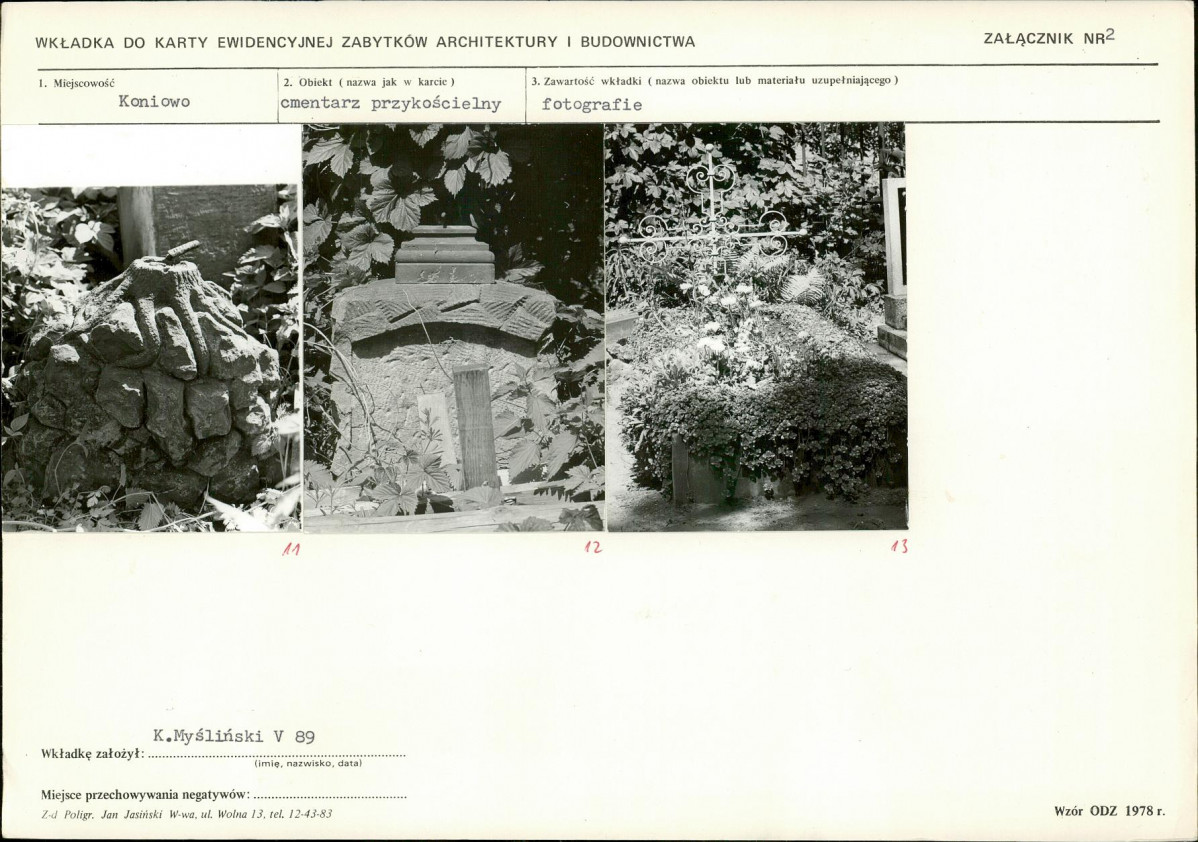 Karta cmentarza, skan nr 7