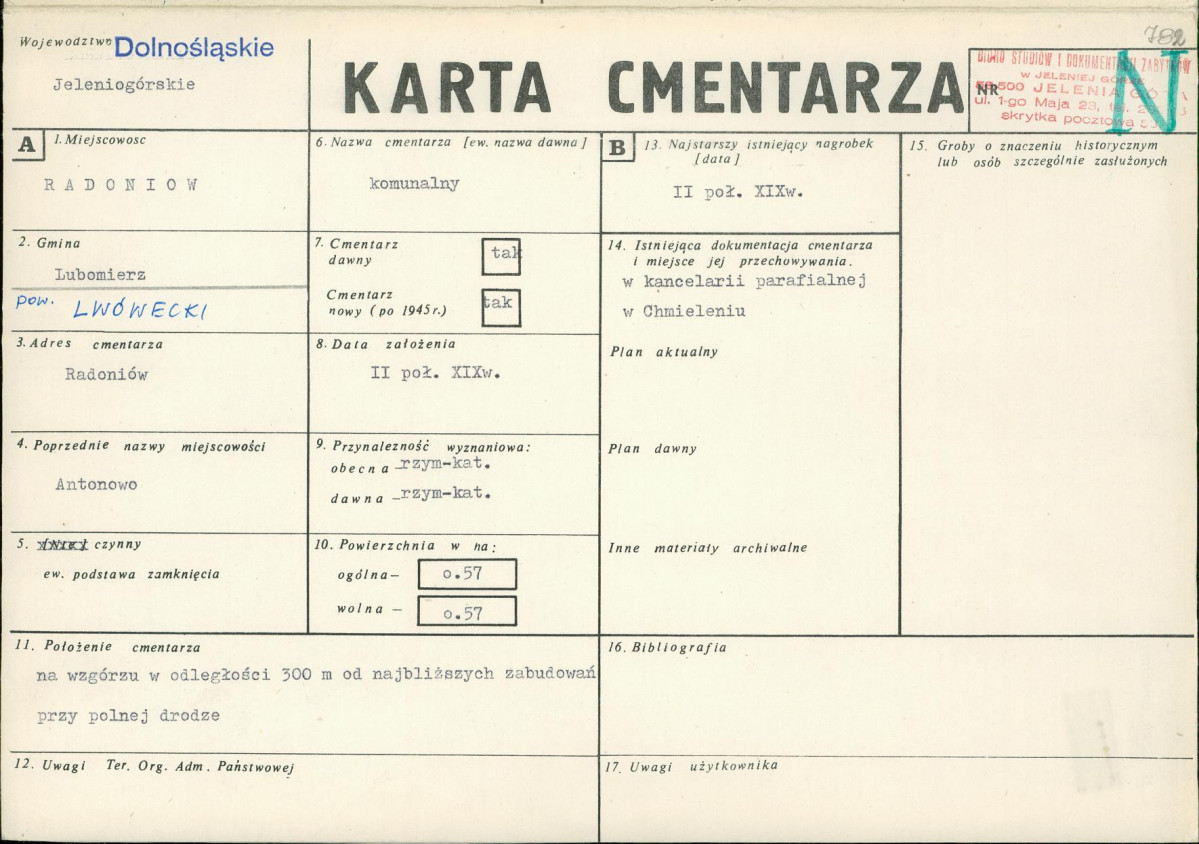 Karta cmentarza, skan nr 1
