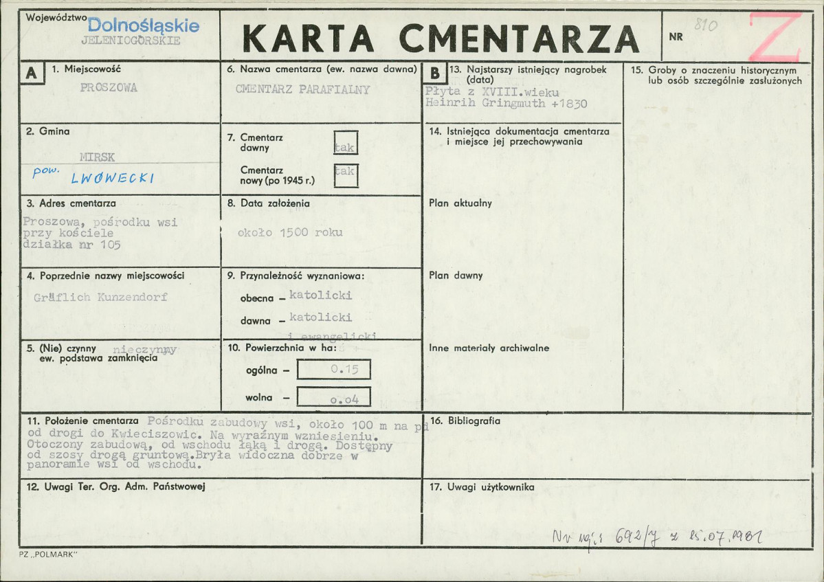 Karta cmentarza, skan nr 1