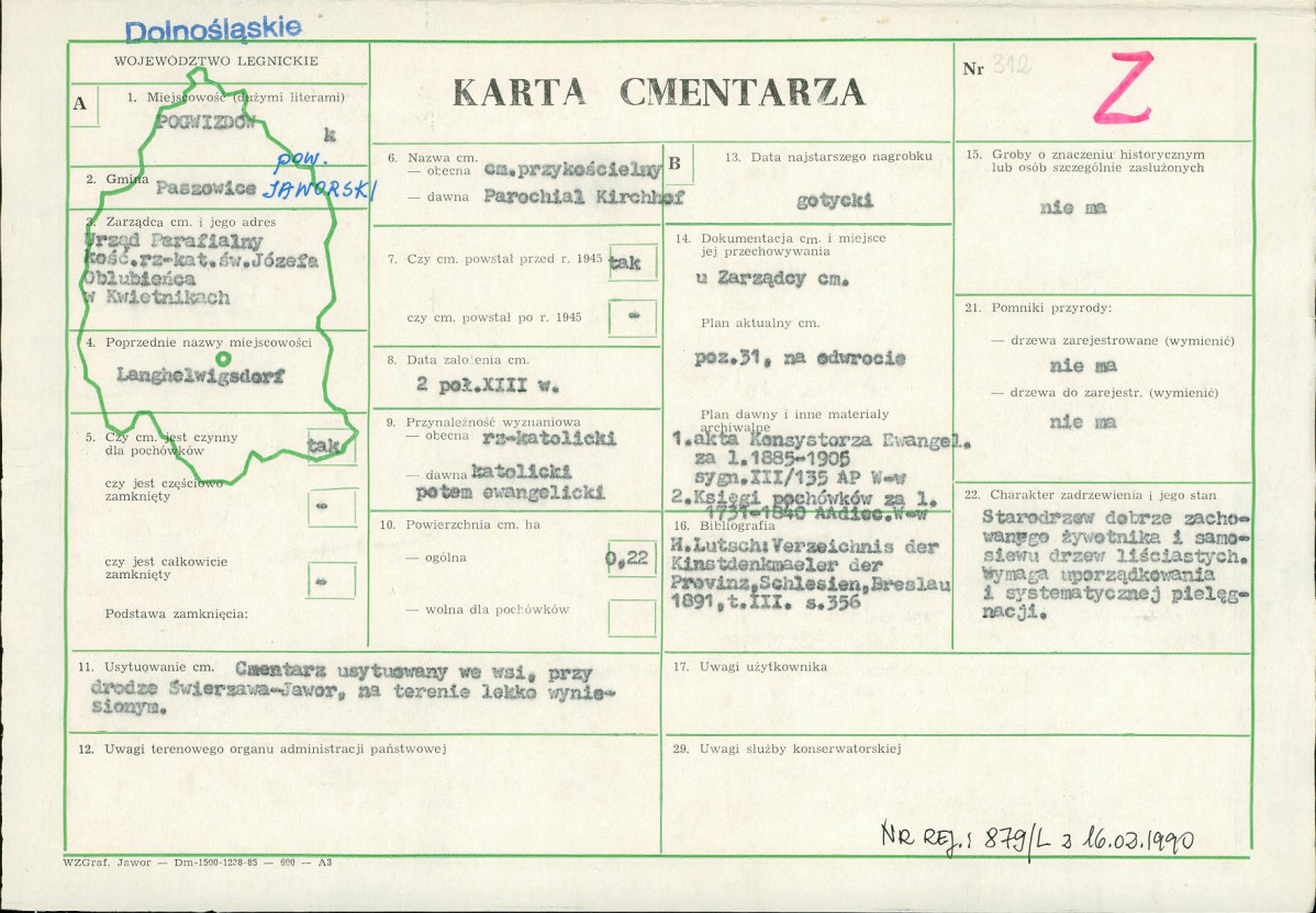 Karta cmentarza, skan nr 1