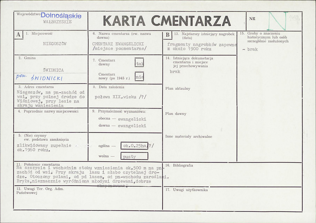 Karta cmentarza, skan nr 1