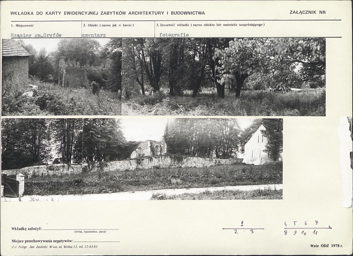 Karta cmentarza, skan nr 5