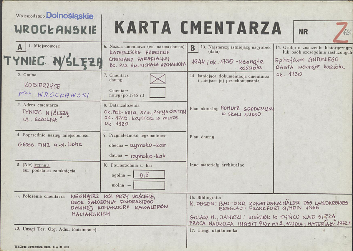 Karta cmentarza, skan nr 1