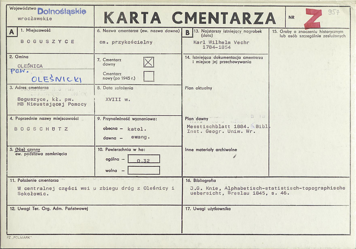 Karta cmentarza, skan nr 1