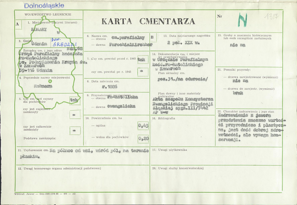 Karta cmentarza, skan nr 1