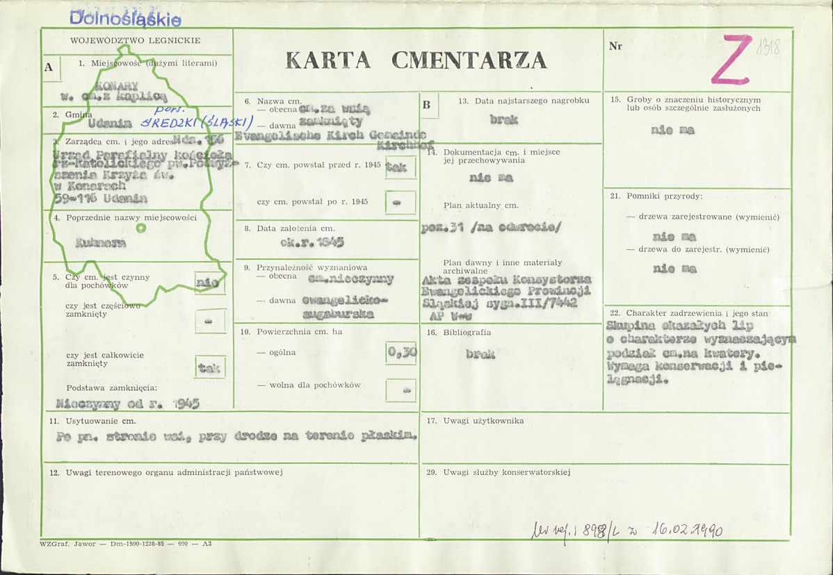 Karta cmentarza, skan nr 1