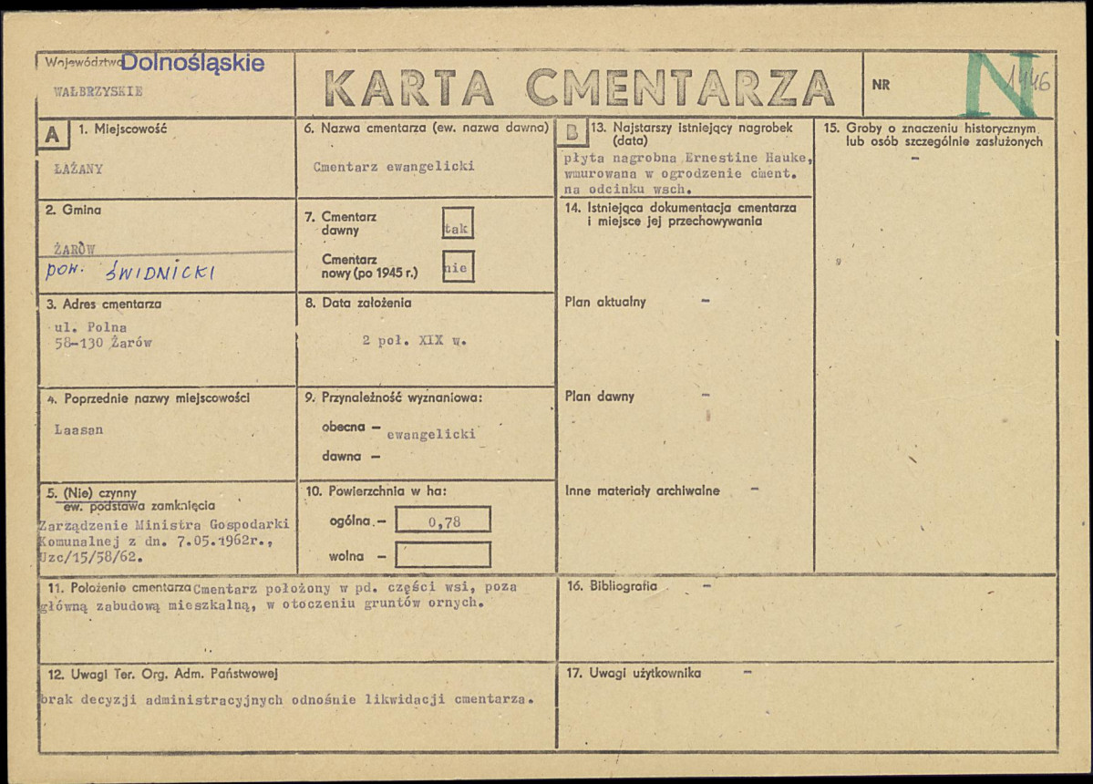 Karta cmentarza, skan nr 1