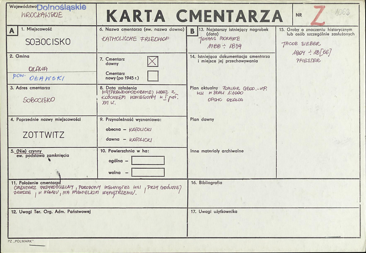 Karta cmentarza, skan nr 1