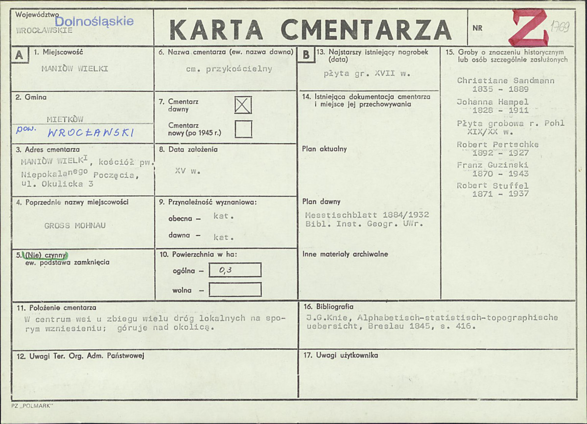 Karta cmentarza, skan nr 1