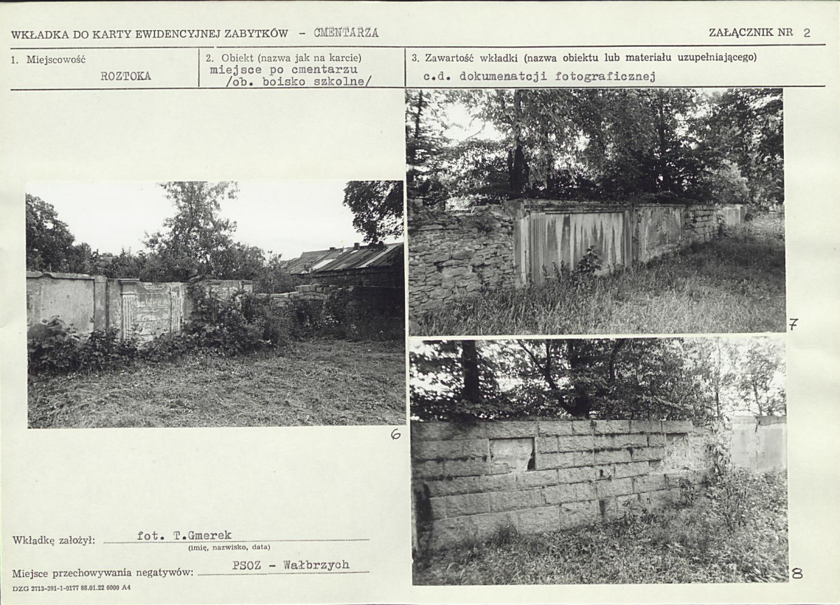 Karta cmentarza, skan nr 6