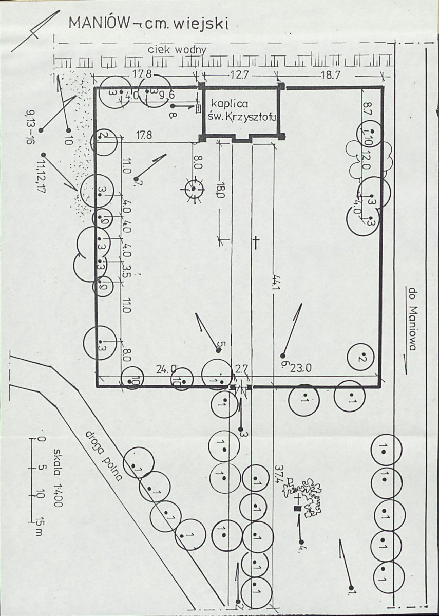 Karta cmentarza, skan nr 3