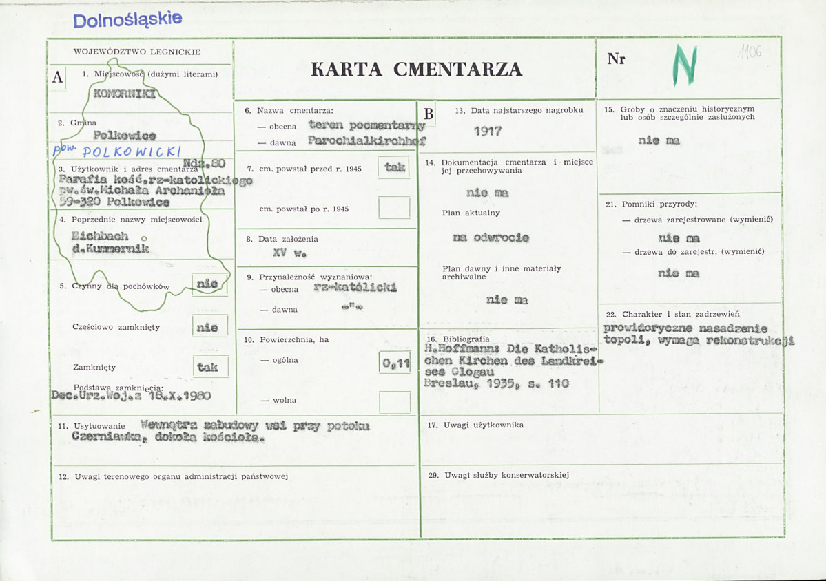 Karta cmentarza, skan nr 1