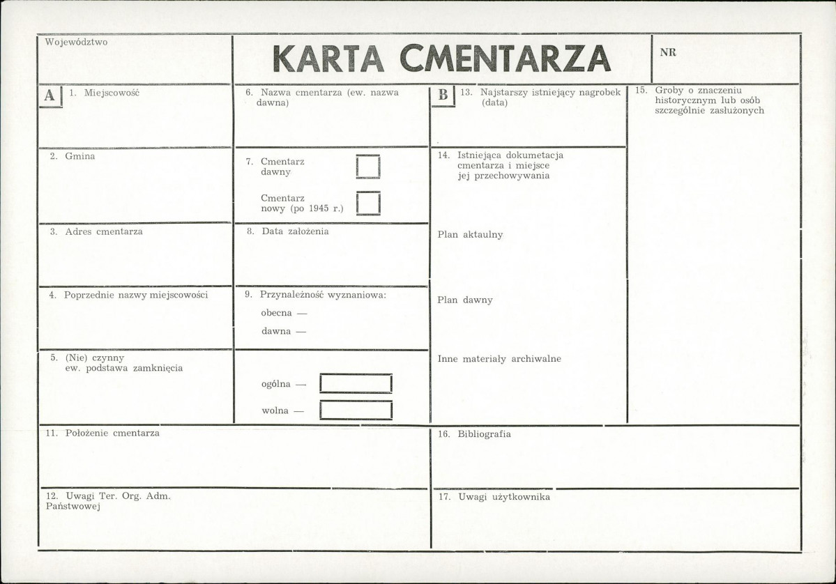 Karta cmentarza, skan nr 6